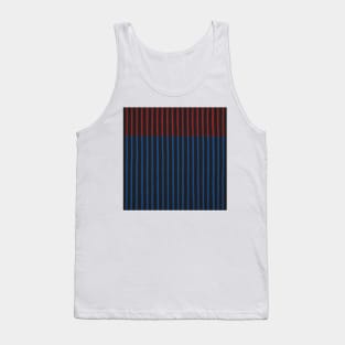 Red Blue Striping Tank Top